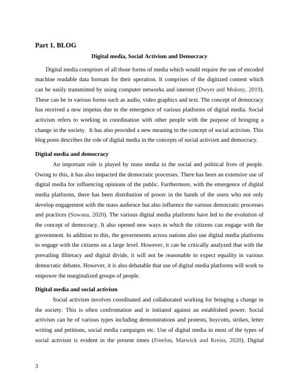 Digital media, Social Activism and Democracy_3