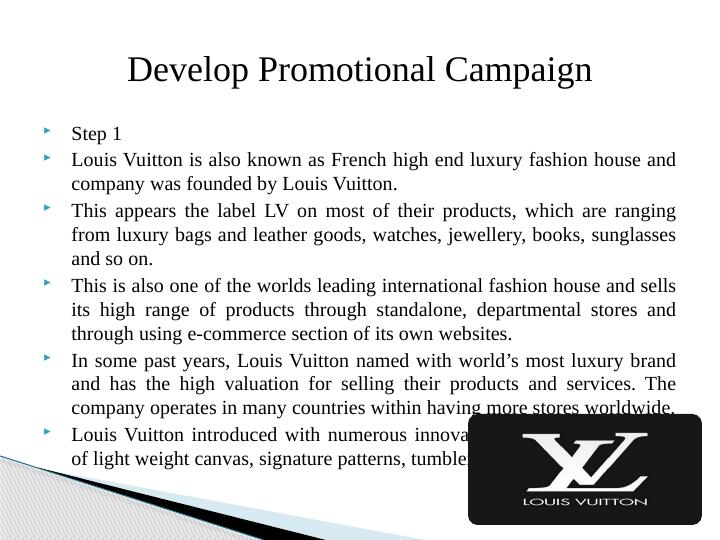 Digital Promotional Campaign for Louis Vuitton: A Marketing Mix Analysis_3