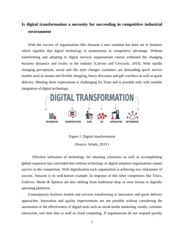 Is Digital Transformation a Necessity for Succeeding in Competitive Industrial Environment?_1