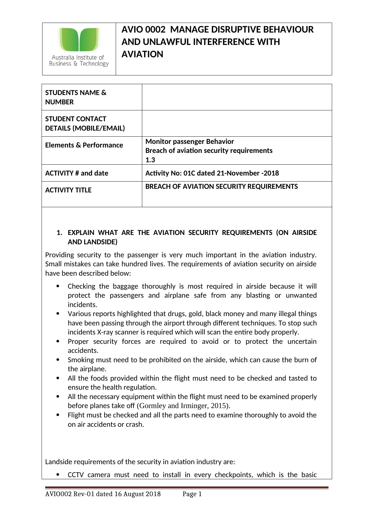 Document Page