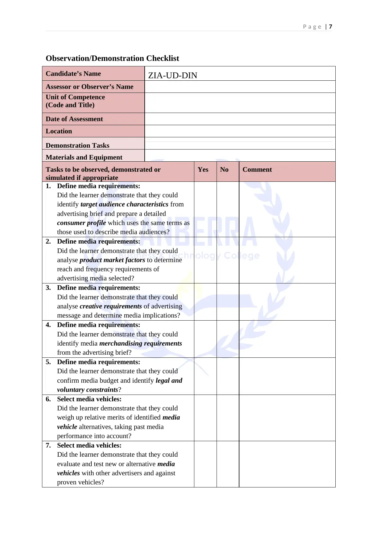 Document Page