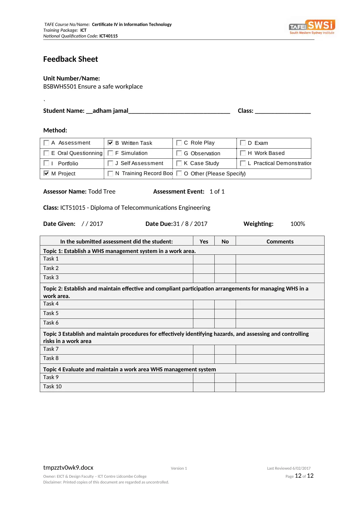 Document Page