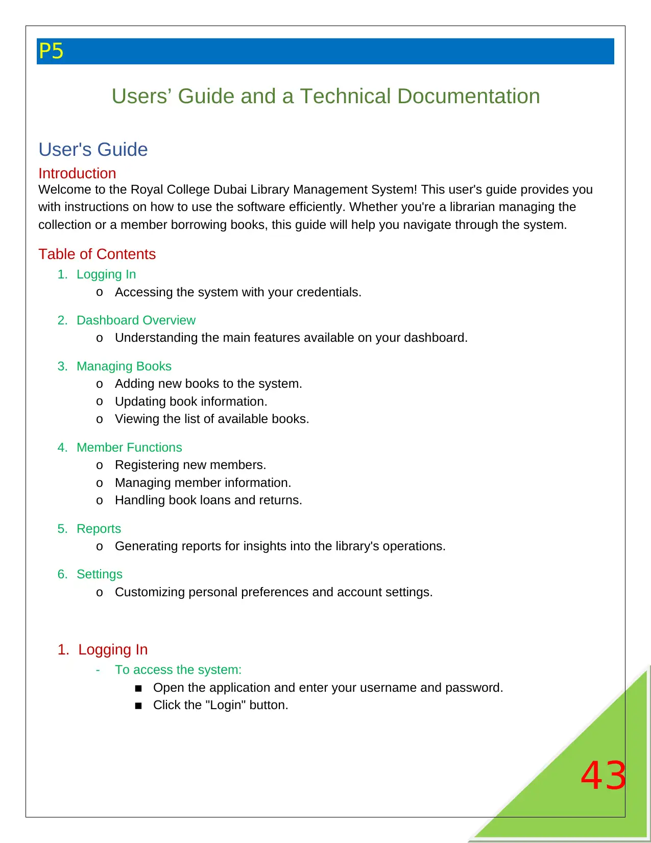 Document Page