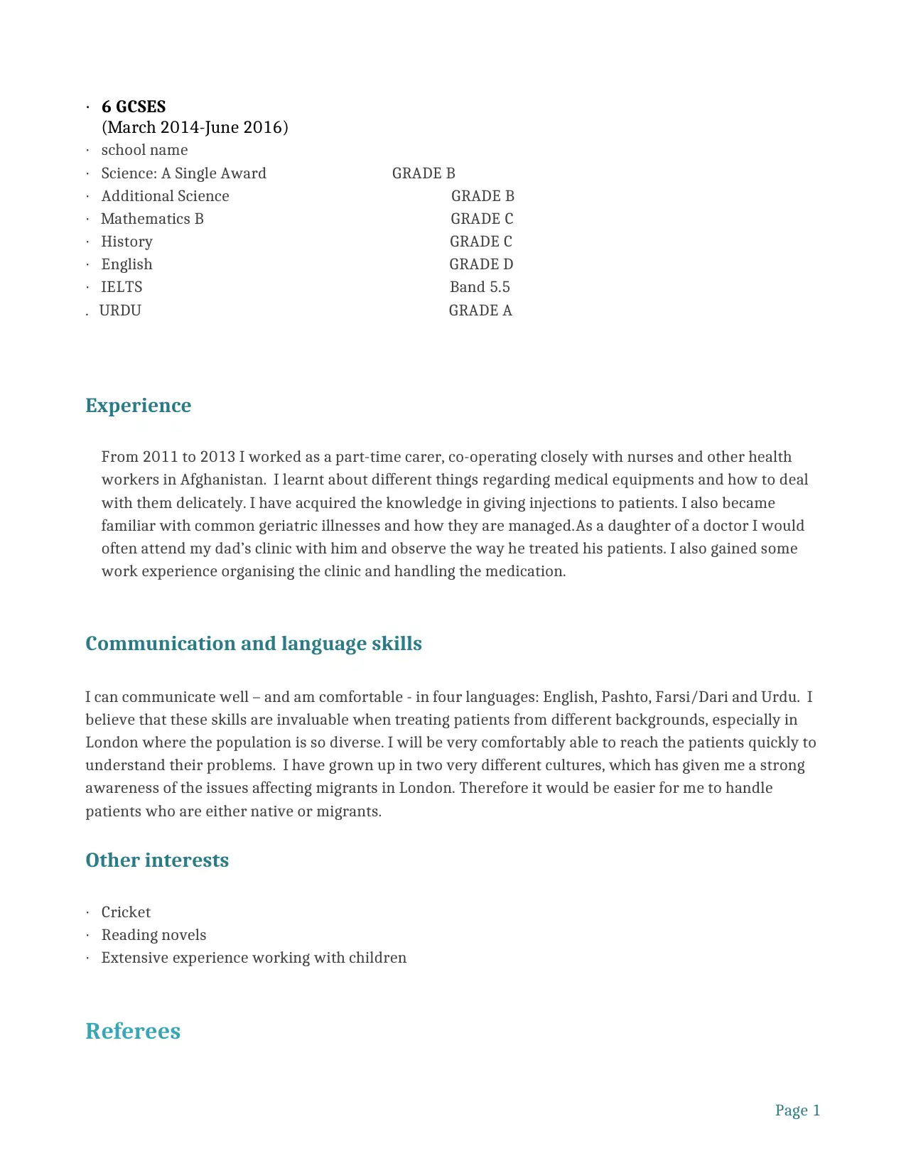 Document Page