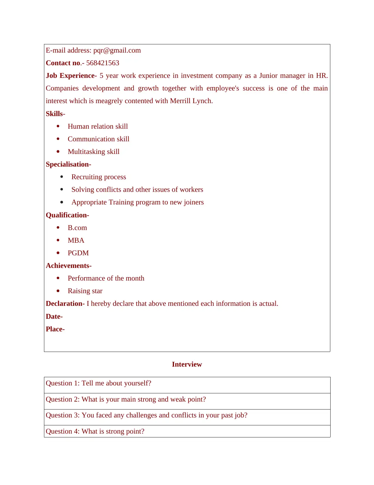 Document Page