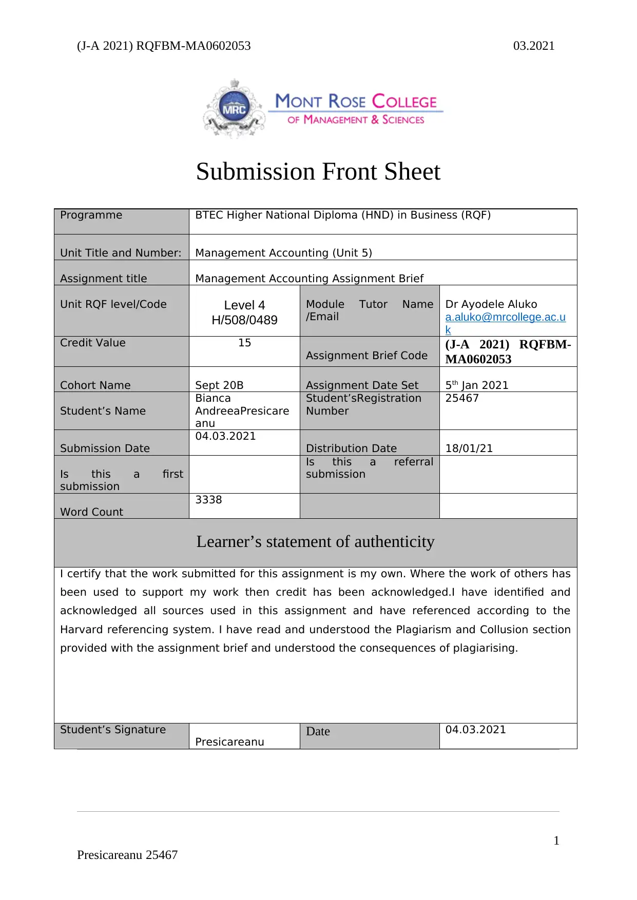 Document Page