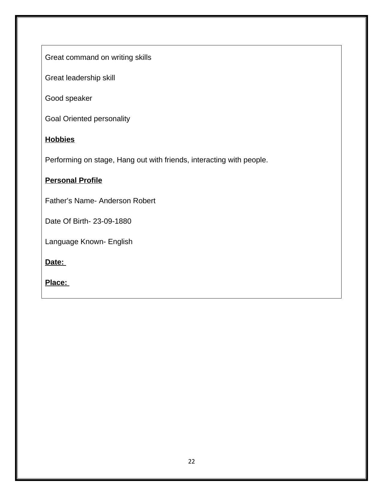 Document Page