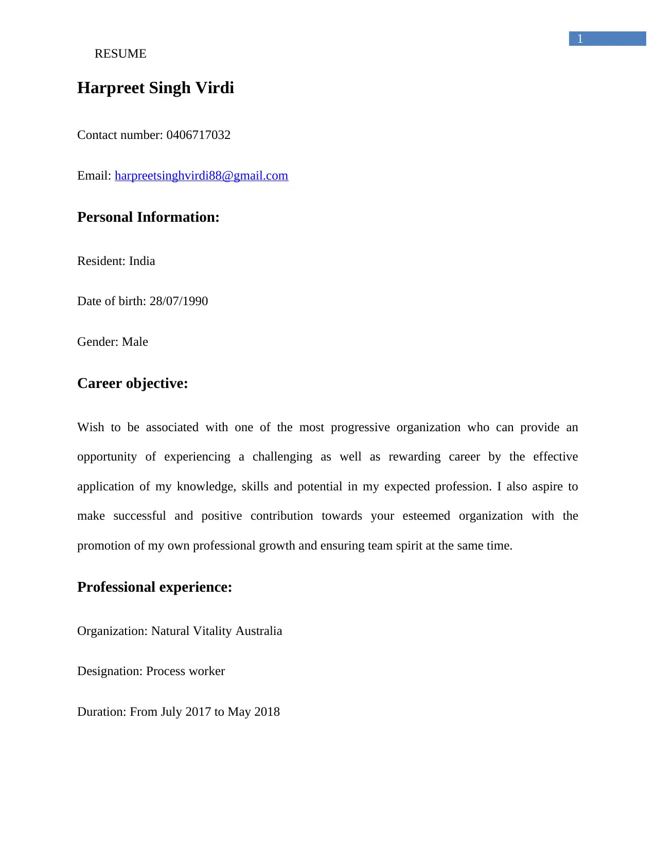 Document Page