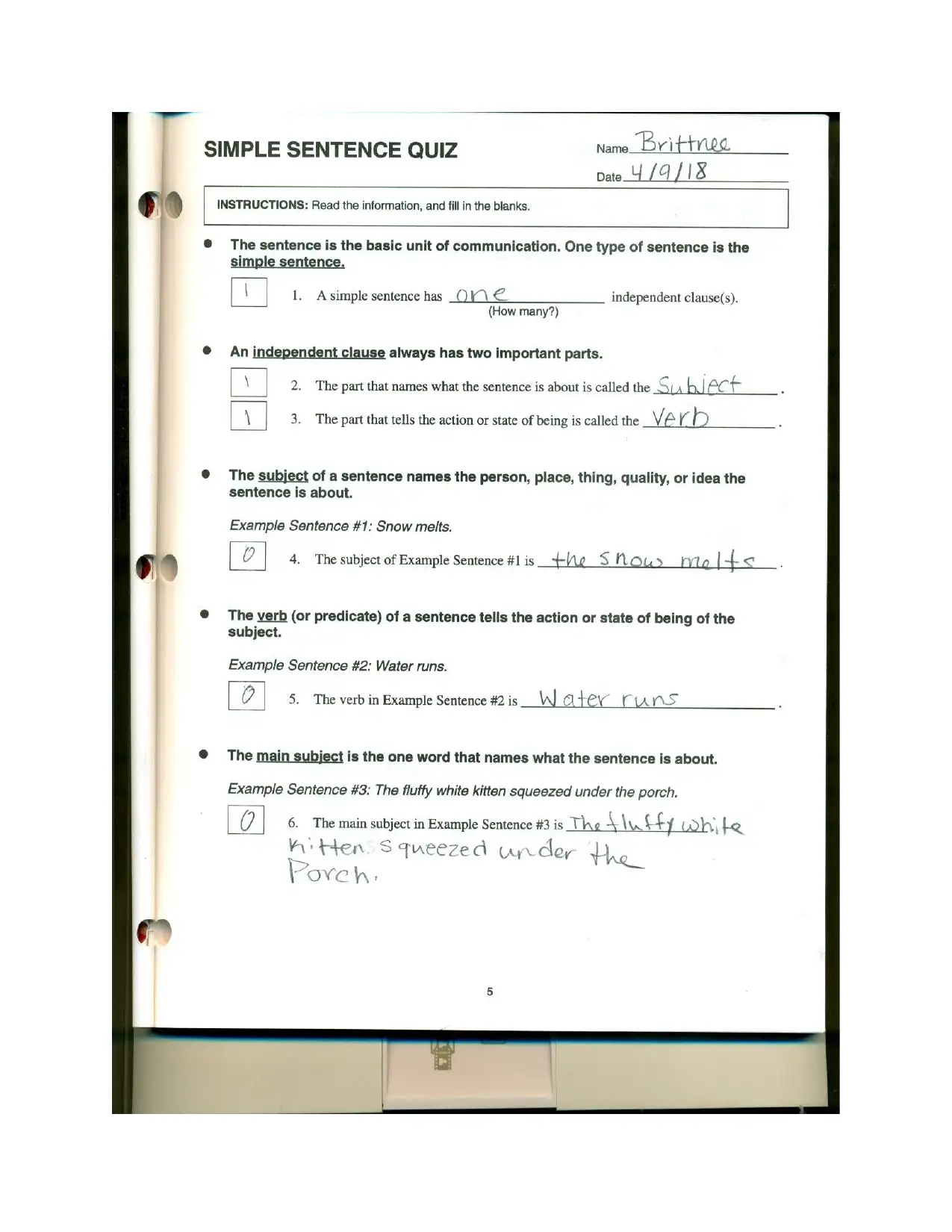 Document Page