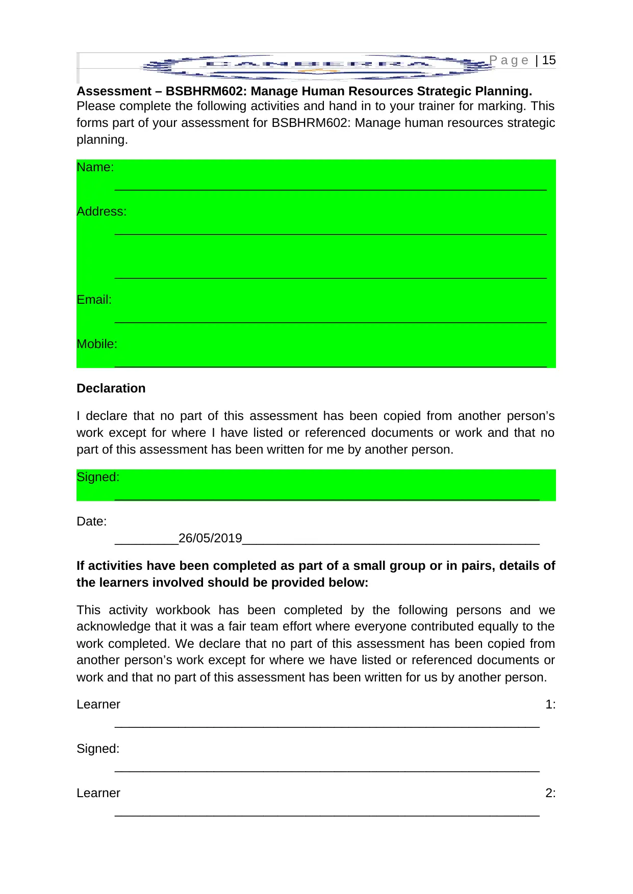 Document Page