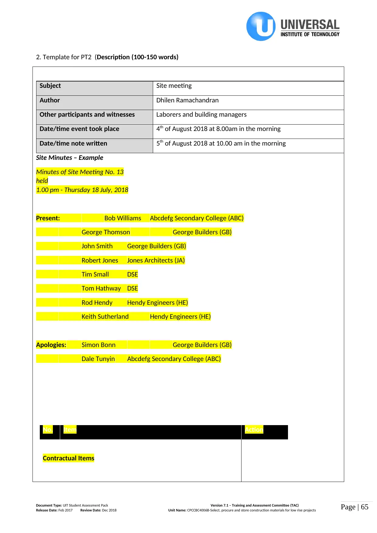 Document Page