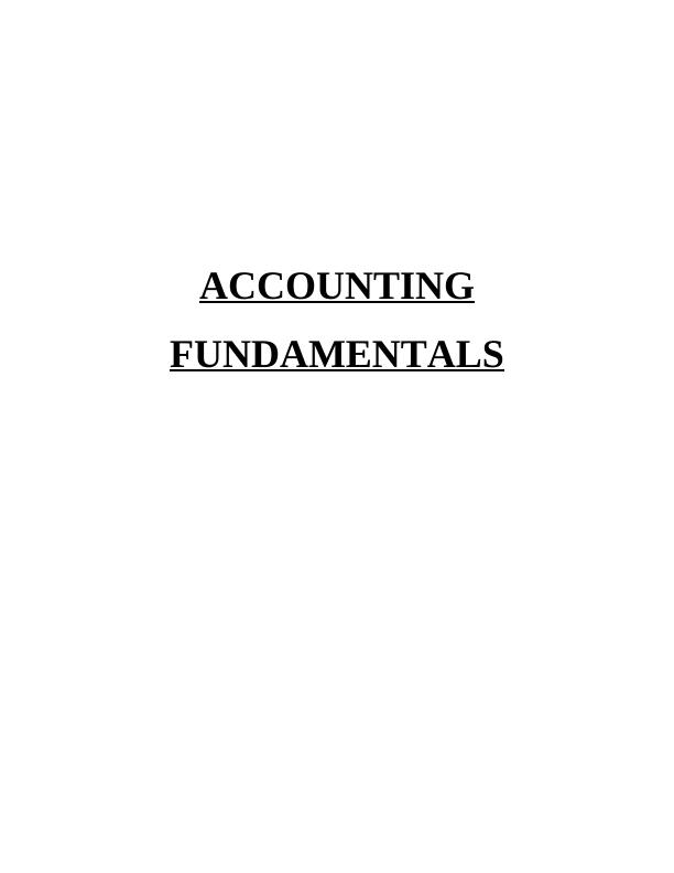 Accounting Fundamentals: Financial Statements, Ratios, and Analysis_1