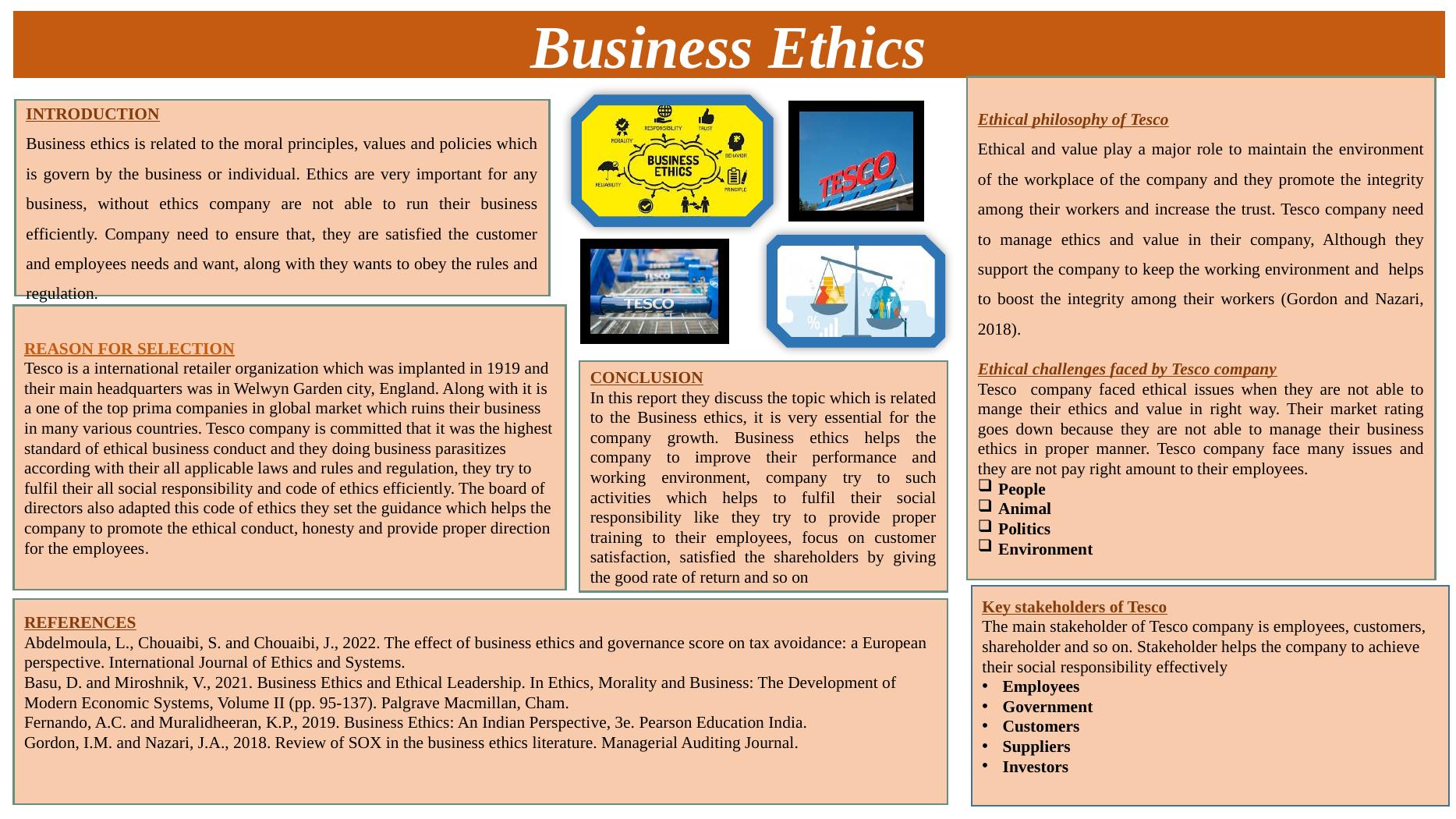 case study ethics in business