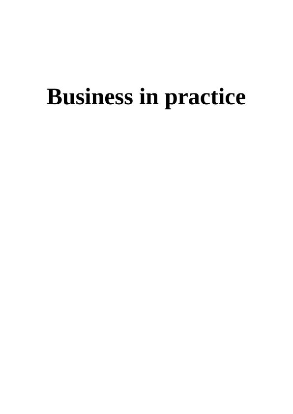 Different Types of Companies and Their Working: Business in Practice