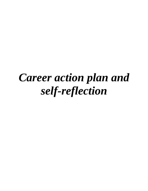 Career Action Plan and Self-Reflection for Marketing Manager_1