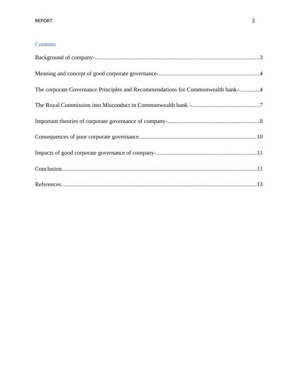 Corporate Governance of Commonwealth Bank: Principles, Theories, and Impacts_2