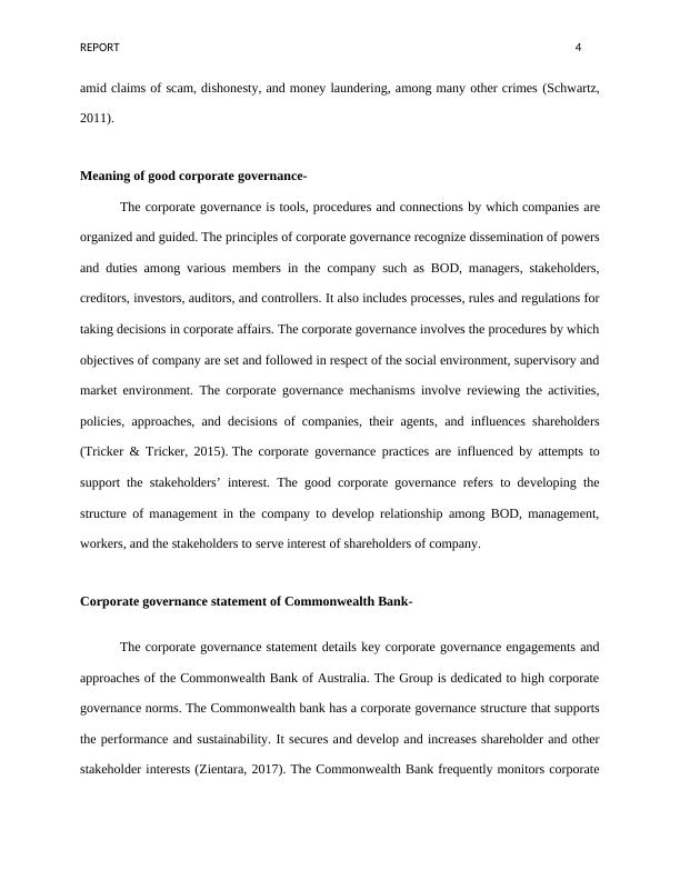 Corporate Governance of Commonwealth Bank: Principles, Theories, and Impacts_4