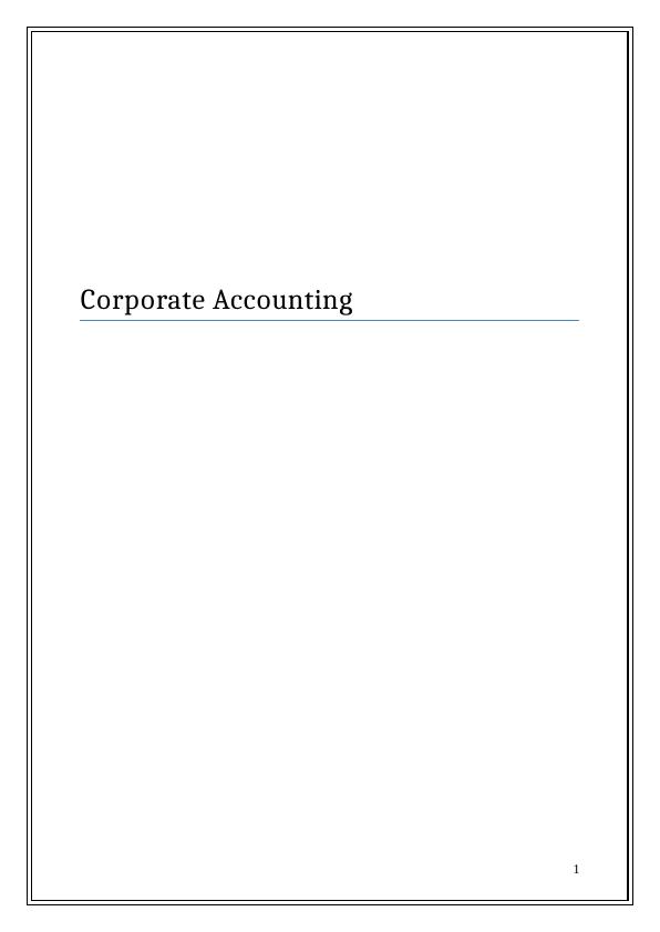 Corporate Accounting Analysis at Woolworths Limited_1
