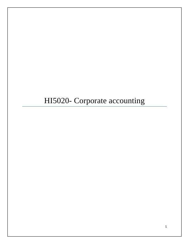 Corporate Accounting Analysis for Cooper Energy Limited_1
