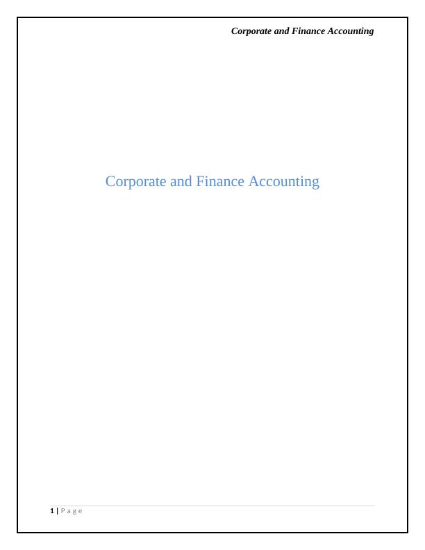 Corporate and Finance Accounting_1