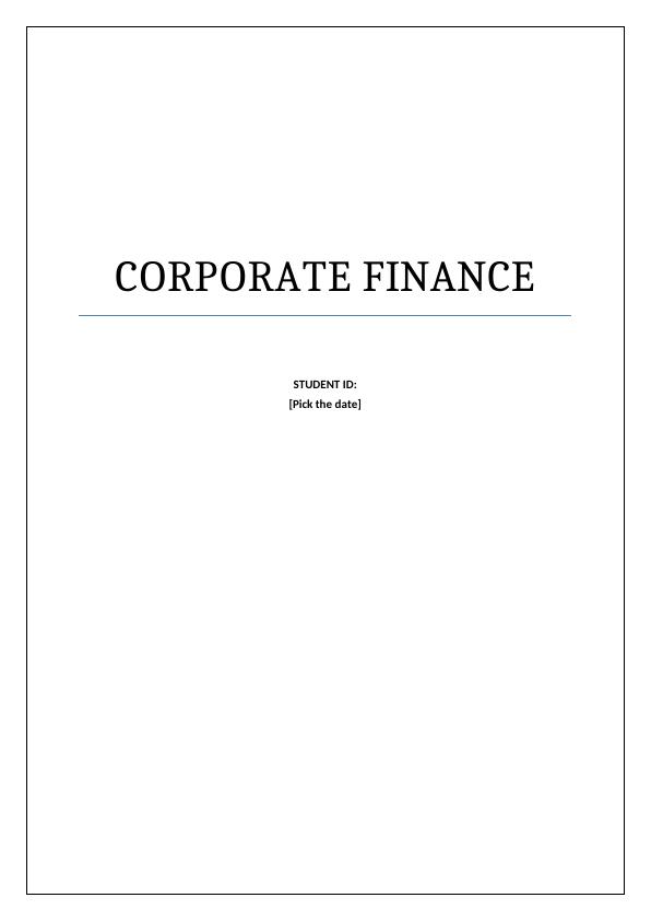 Corporate Finance - Present Value of Annuity, Bond Issues, WACC, NPV, IRR, Stock Valuation, Technical and Fundamental Analysis_1