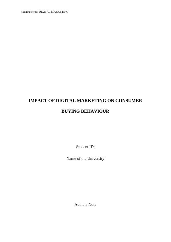 Impact of Digital Marketing on Consumer Buying Behaviour_1