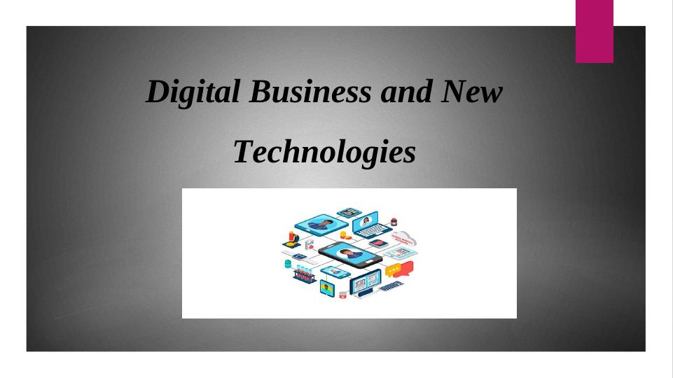 Importance of E-commerce and Digital Technologies for Amazon_1