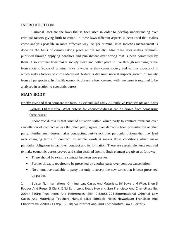 Economic Duress in Contract Law Leyland Daf Ltd v Automotive Products