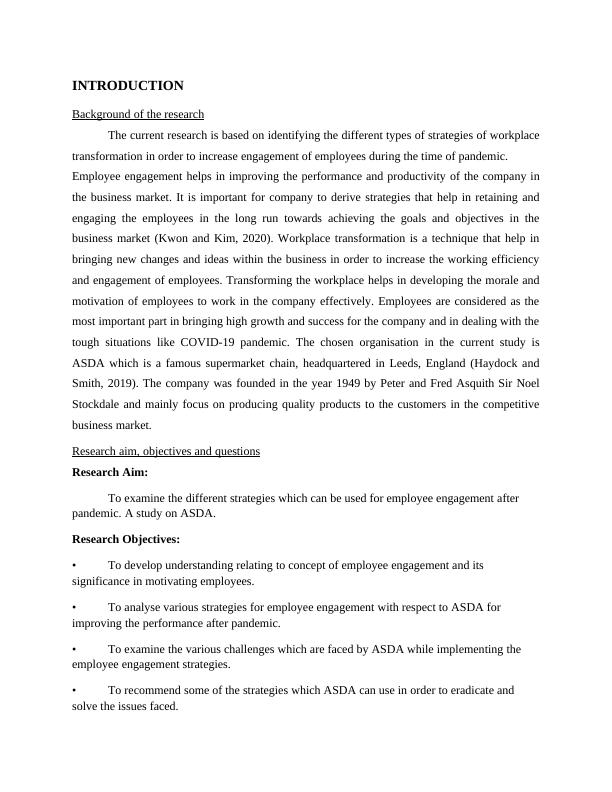 Strategies for Employee Engagement in Post-Pandemic Workplace: A Study on ASDA_3