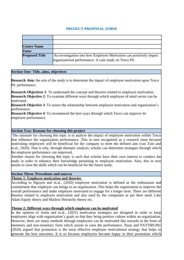 tesco motivation case study