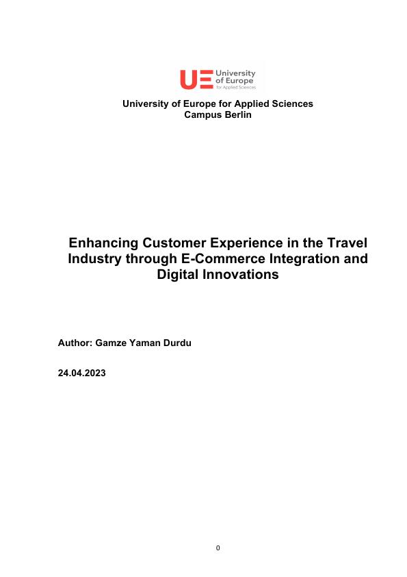 Enhancing Customer Experience in the Travel Industry through E-Commerce Integration and Digital Innovations_1