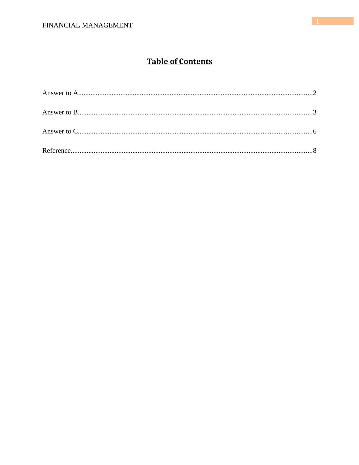 case study questions on financial management