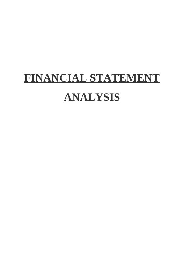 phd thesis on financial statement analysis