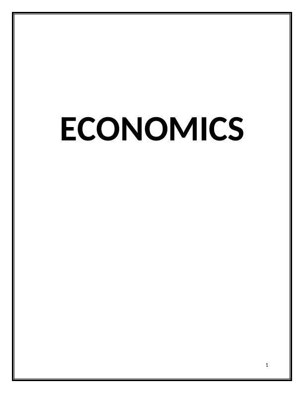 Foreign Direct Investment in Economics_1