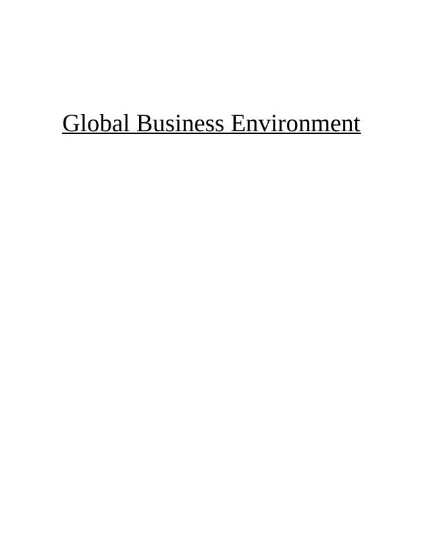 Global Business Environment: Key Factors, Strategic Complexities, and SASOL's McKinsey's 7 Model Application_1