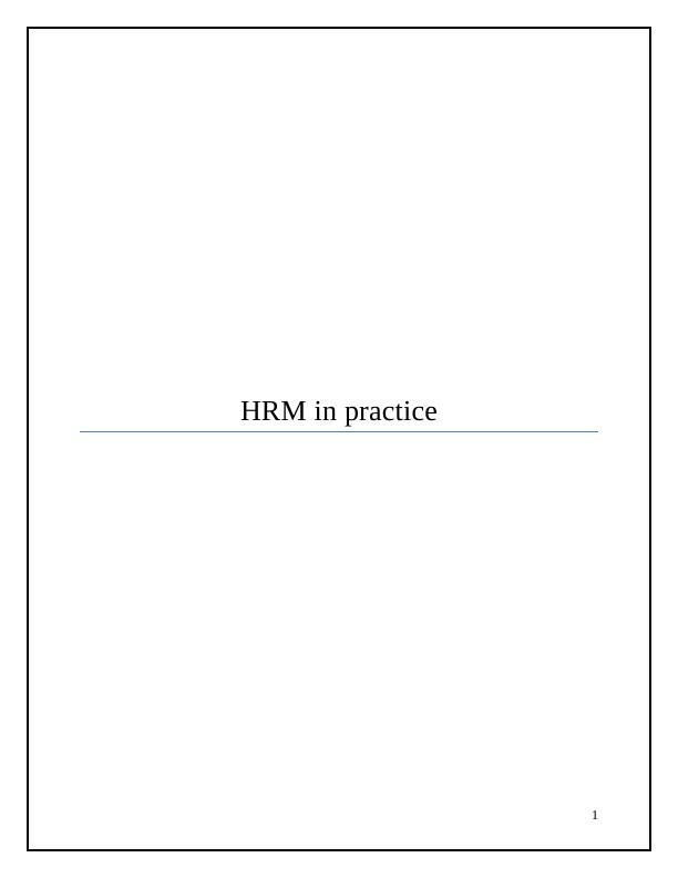 HRM Practices in ITV: Impact on Employee Relations and Decision Making_1