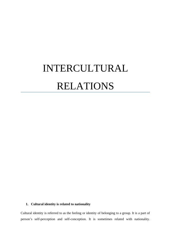Cultural Identity and Intercultural Communication in Business_1