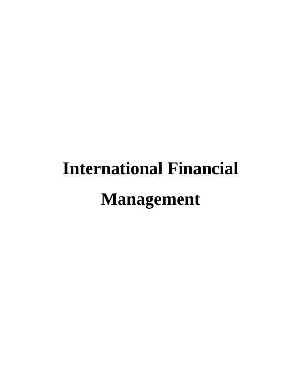 International Financial Management_1