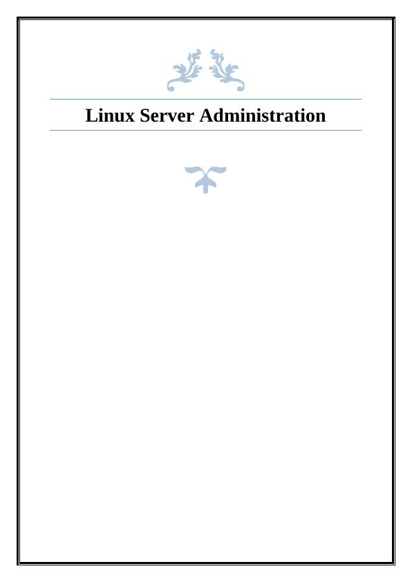 Linux Server Administration_1