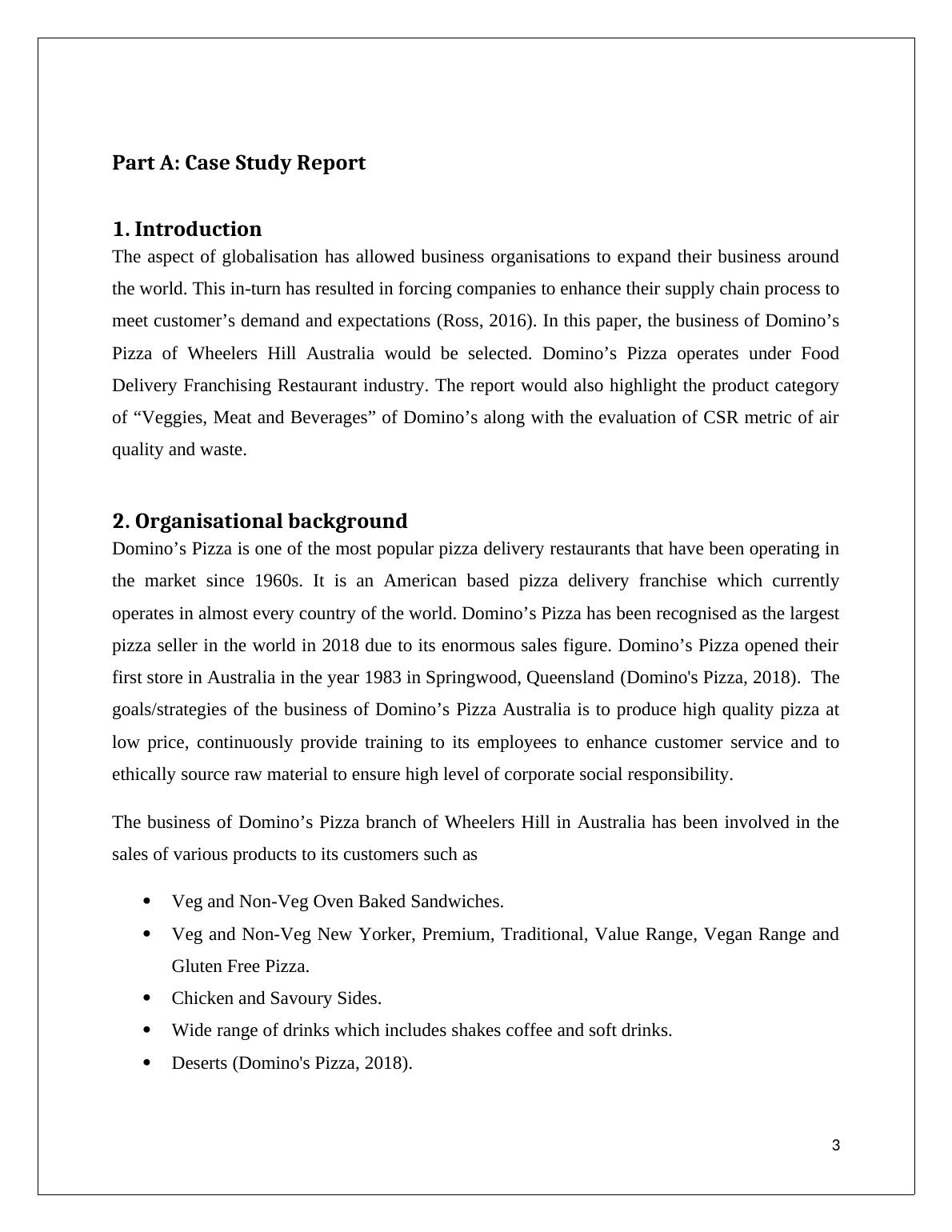 supply chain management and logistics case study