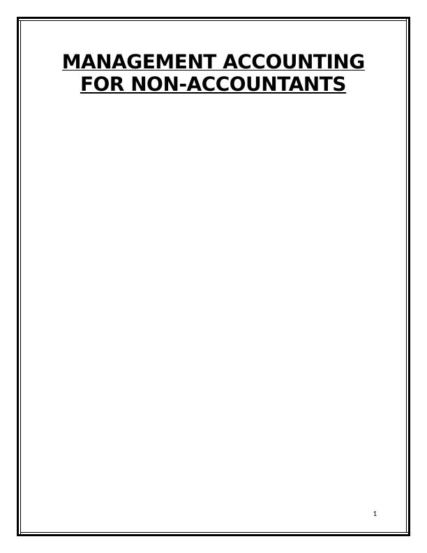 MANAGEMENT ACCOUNTING FOR NON-ACCOUNTANTS_1