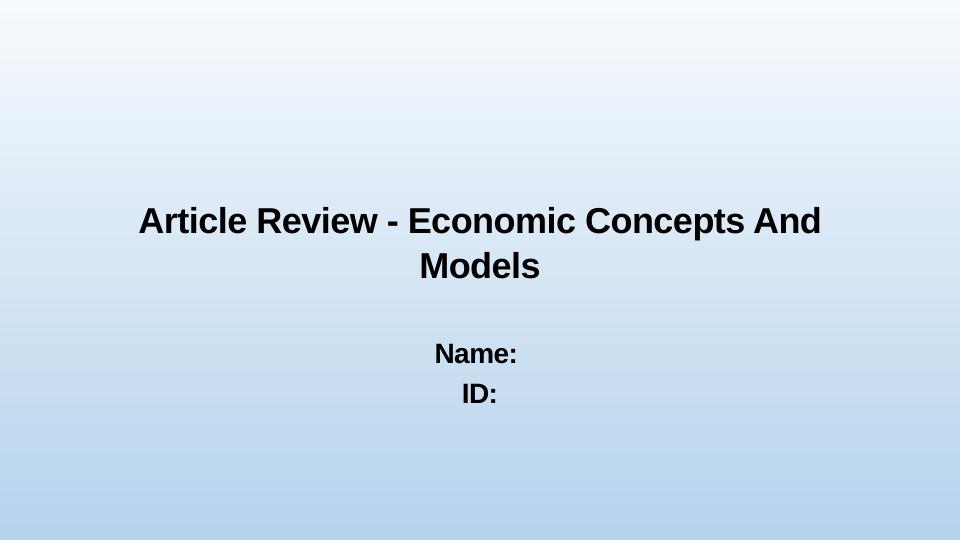 Microeconomic Concepts and Models: An Article Review on Trampoline Profit Issue_2