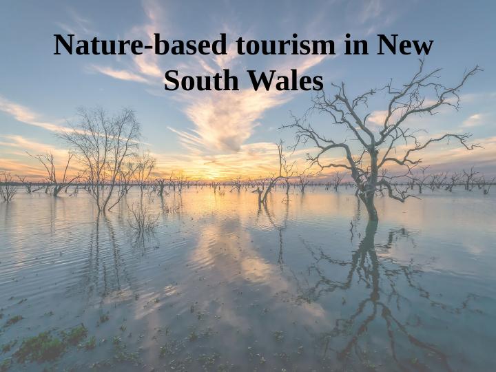 nsw nature based tourism strategy