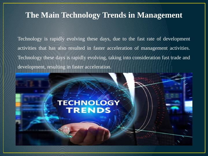New Trends in Management: Impact of Technology Trends on Management Activities_4