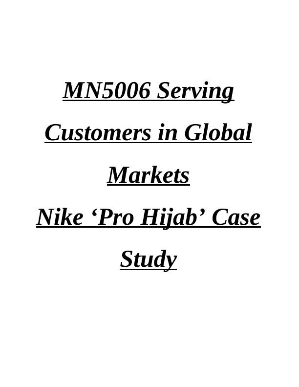 nike pro hijab case study