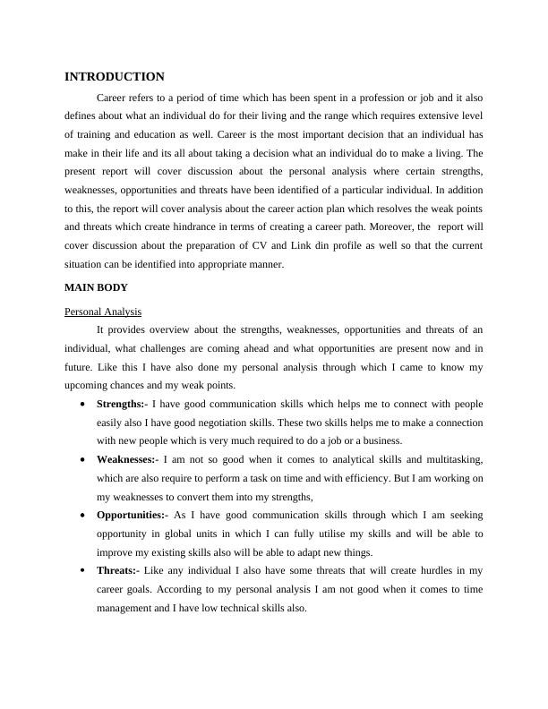 Self-Reflection Report on Personal Analysis and Career Action Plan_3
