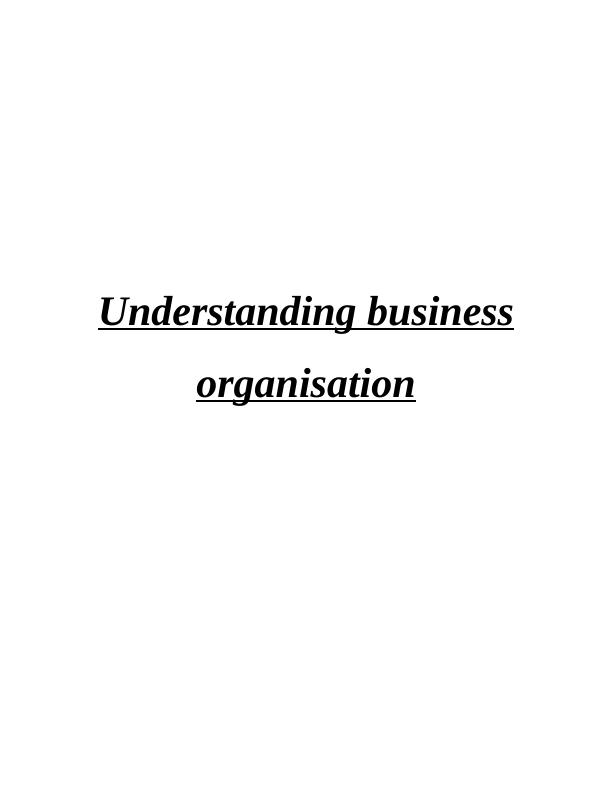 Understanding Business Organisation: Premier Inn Hotel Analysis_1