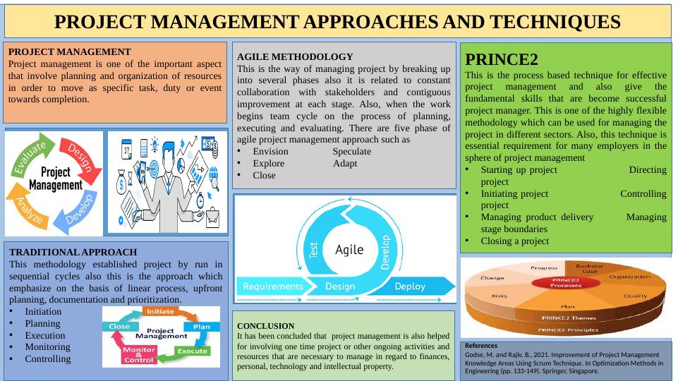 Project Management Approaches and Techniques - Desklib