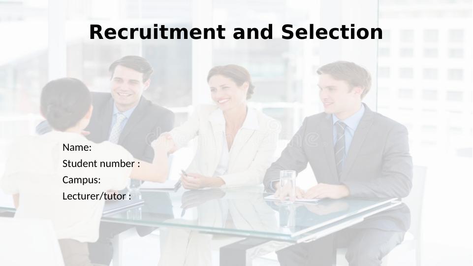 Influence of Corporate Strategies and Technology on Recruitment and Selection_1