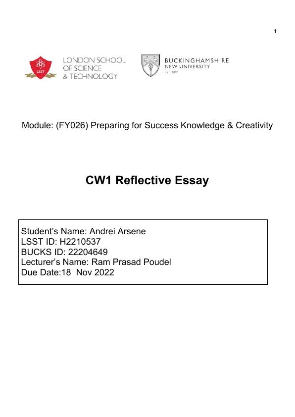 Reflective Essay on LSST Education Experience_1